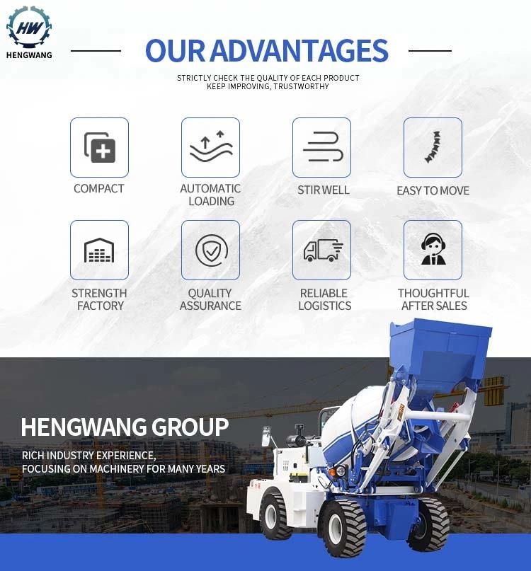 2.4m3 Cement Mixing Concrete Mixer Truck