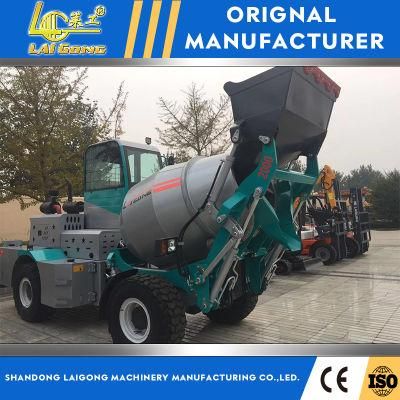 Lgcm 1.5cbm Heavy Self Loading Mobile Concrete Cement Mixer Construction Mixing Machine