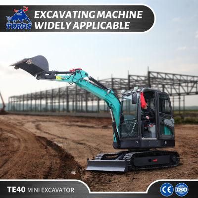 Excavators Cheap 4 Ton Mini Whole Hole Digger Machine