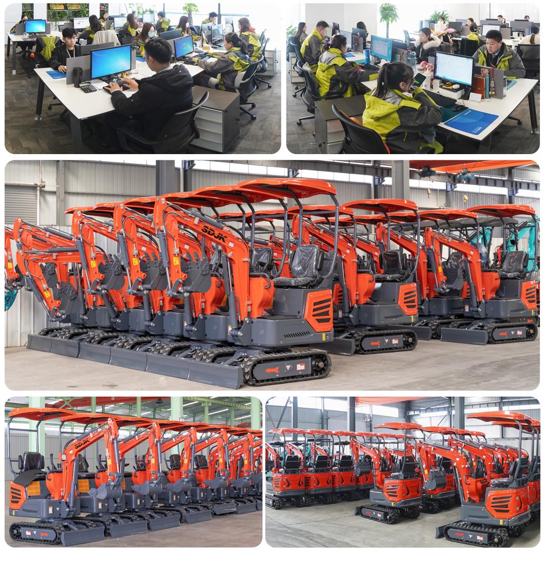 Hot Sale 1.2t Small Excavator/Mini Digger with Cabin for Sale