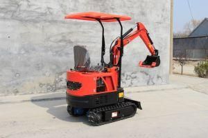 Cheap Price 1 Ton Mini Crawler Excavator with Excellent Materials