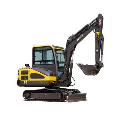 CE/EPA/Euro 5 Mini Digger China Wholesale Compact Mini Excavator 5 Ton Prices with Thumb Bucket for Sale