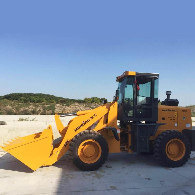 Lonking LG833n 3000kg 3 Ton Wheel Loader with 1.7m3 2m3 2.5m3 Bucket
