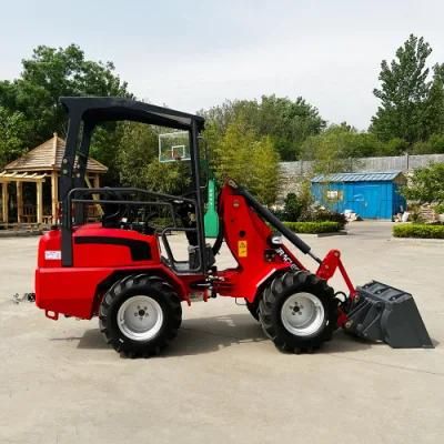 Articulated Mini Wheel Loader with Pallet
