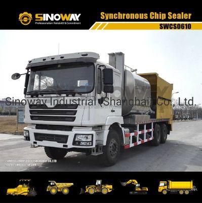Asphalt Gravel Spiral Layer Truck/10m3 Synchronous Chip Sealer Truck