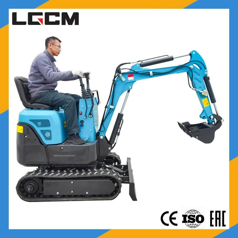 Lgcm 1 Ton Mini Crawler Excavator with Swing Boom