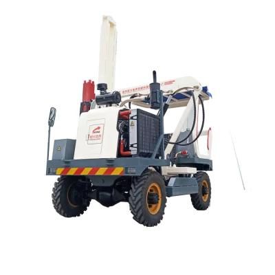 Road Safety Hammer Hydraulic Pile Driver for Highway Guardrail Construction