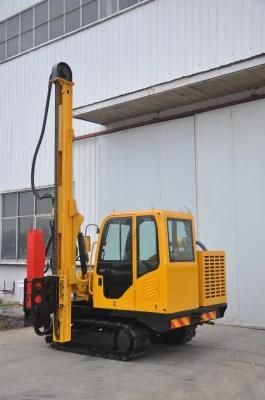 Guardrail Construction Crawler Solar Pile Driver with Hydraulic Hammer