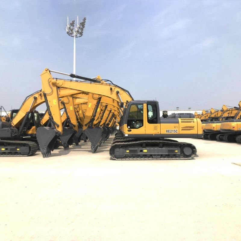 China New Medium 21.5ton Crawler Excavator with 1 Cubic Meters Bucket Capacity