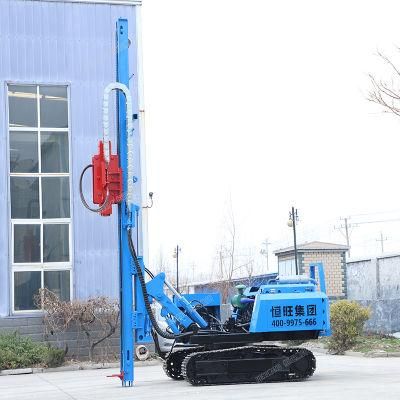 300mm 4m Hole Screw Pile Drilling Machine Hydraulic Pile Driver