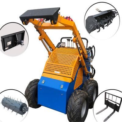 Mini Skid Steer Loader with Multi-Fit Quick Attach Wheeled EPA Engine