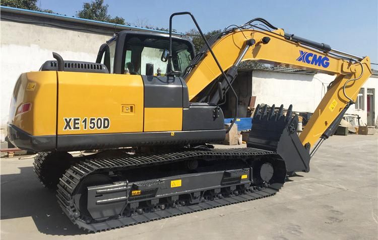 XCMG 15 Ton Hydraulic Digger Xe150d Chinese Crawler Excavator with Factory Price