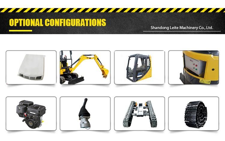 China 2 Ton Crawler Mini Excavator Price with Side Swing Function for Sale