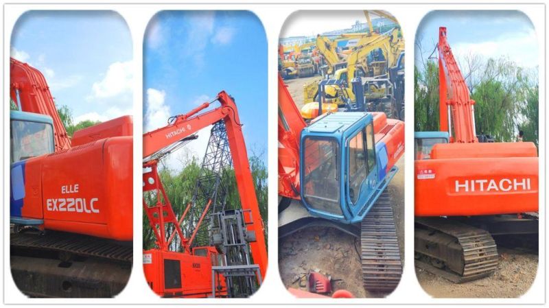 Used Hitachi Ex220LC Hydraulic Excavator Construction Machinery