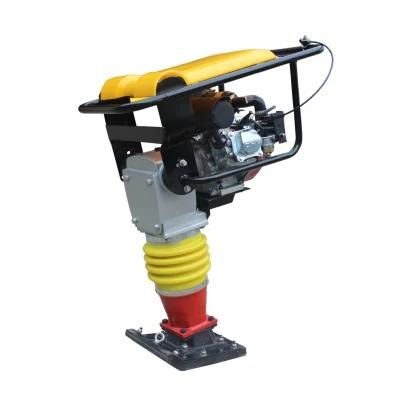 RM80 Gx160 Petrol Soil Tamping Rammer 5.5HP 13kn Gasoline Engine Tamping Rammer for Sale