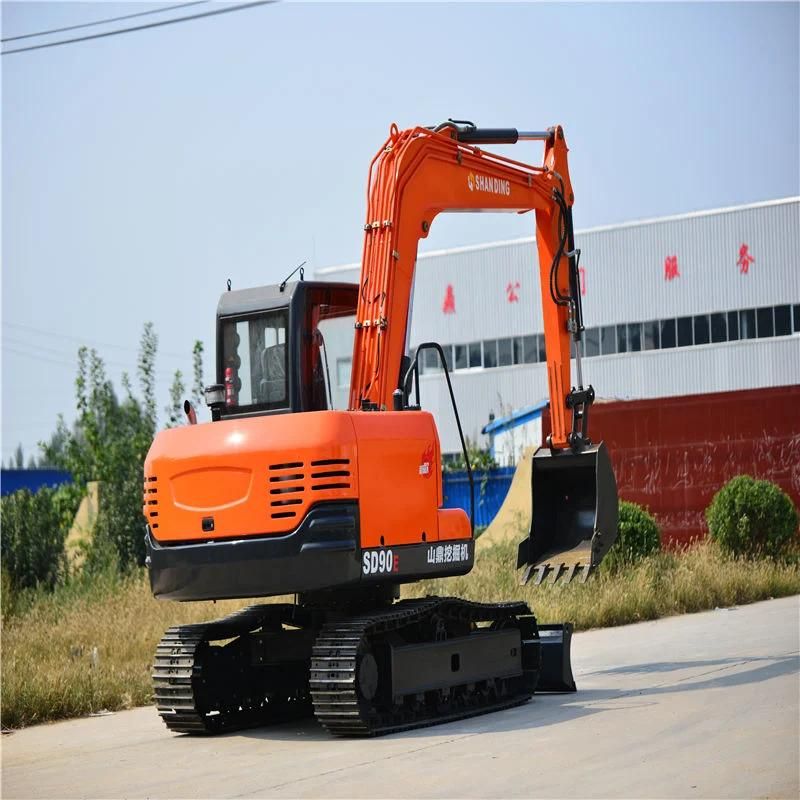 Shanding Brand 7-9ton Crawler Excavator with Yanmar Engine