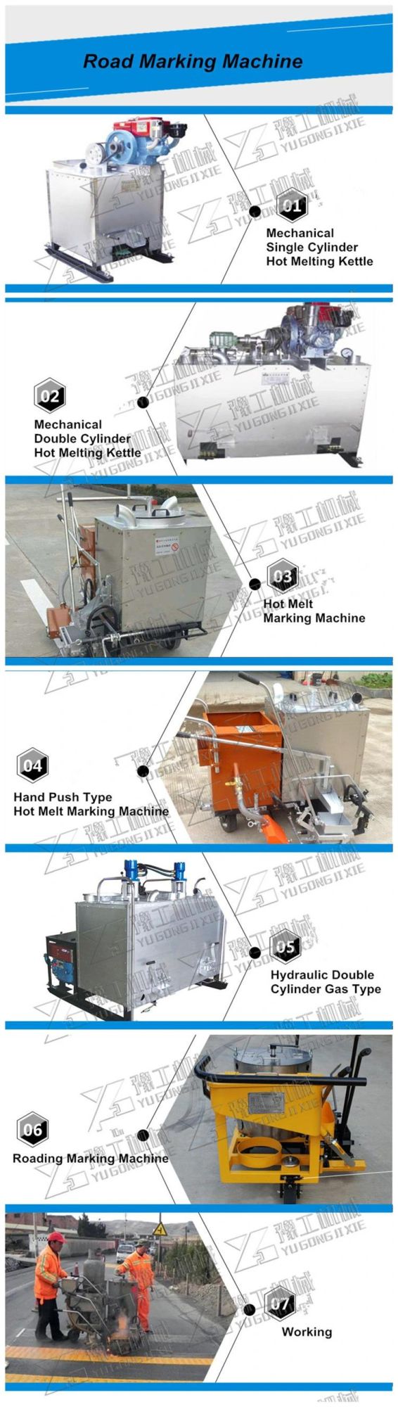 Road Marking Machine Hot-Melt Spraying Line Marking Machine