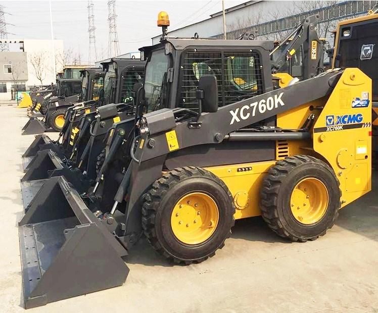 0.45m3 Bucket Small Skid Steer Loader Xc760K