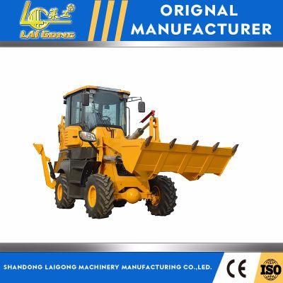 Lgcm CE Backhoe Loader High Efficiency with 1m3 Bucket