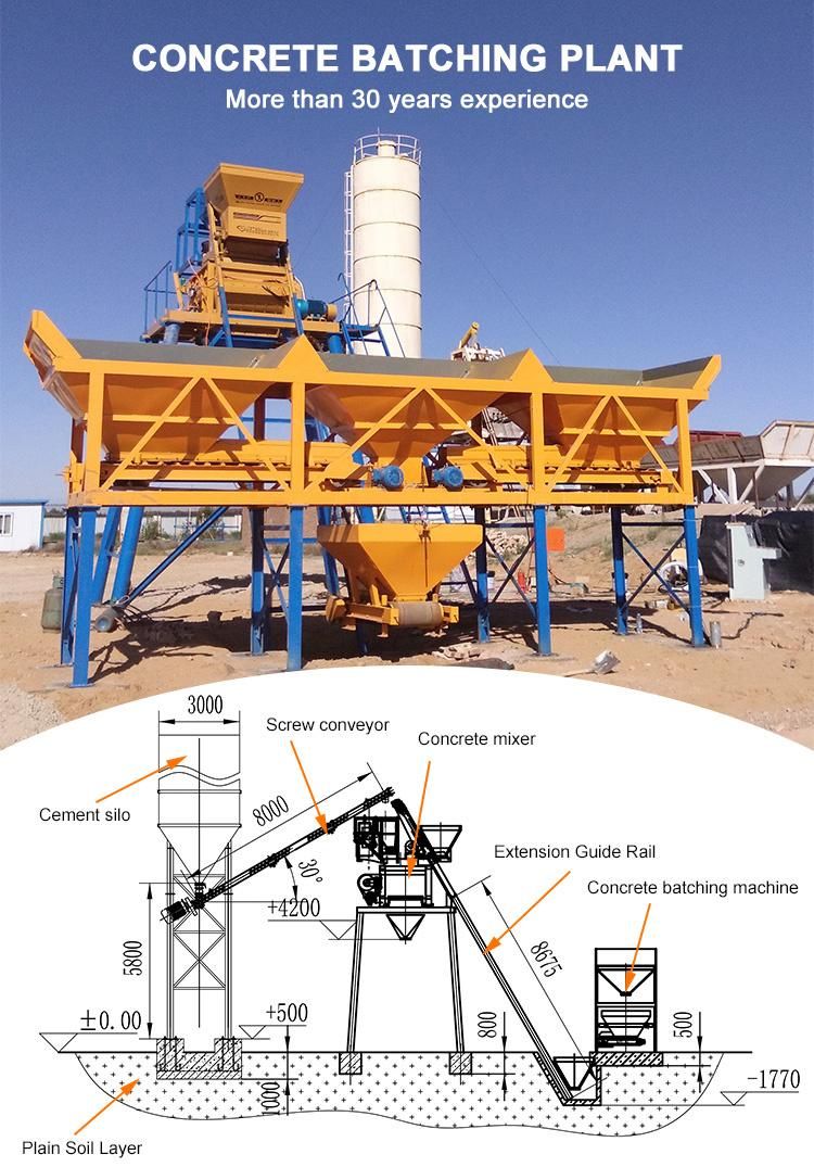 Factory Price Best Concrete Mixture Machine Price in China