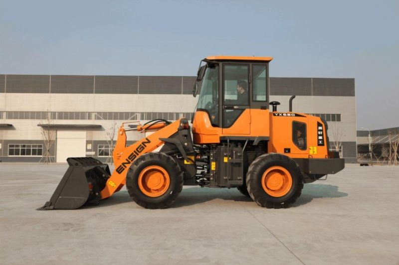 Ensign 2 Ton Front Wheel Loader Yx620 with Yuchai Engine