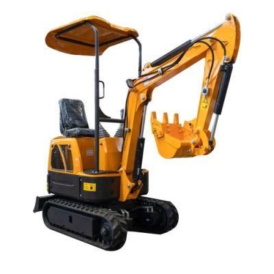Hydraulic Transmission Xn10 Mini Backhoe Excavator with Rubber Track