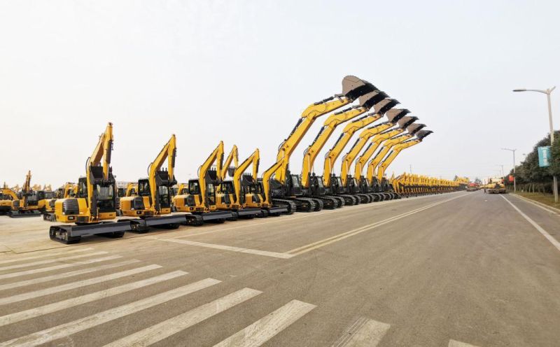 Tractor Truck with Backhoe Digger Construction Machinery Backhoe Loader with Cummins Engine