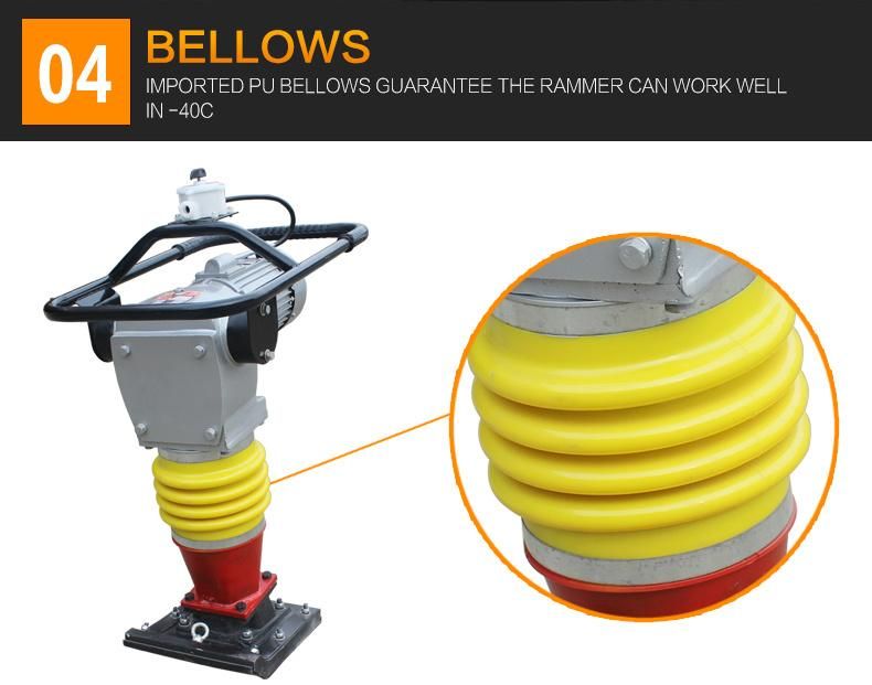 Electric Tamping Rammer Hcd110 Earth Rammer Vibratory Rammer