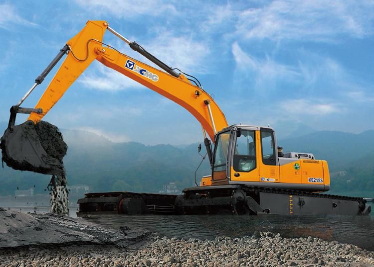 XCMG Official 21 Ton Long Reach Amphibious Excavator Xe215s