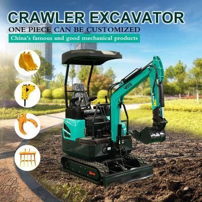 Mini Excavator Prices 1 Ton Crawler 2 Ton Excavator with Cabfor Sale on-Time Delivery
