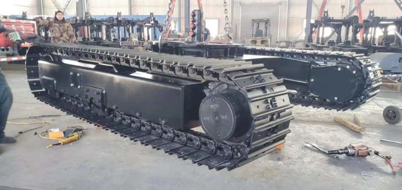 Drilling Rig Crawler Chassis with Steel Tracks