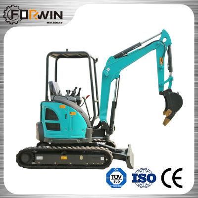 Fw30u (new) -Canopy Household Trencher Agricultural Small Digging Machine EPA Mini Excavators with Narrow Bucket 200mm for Sale