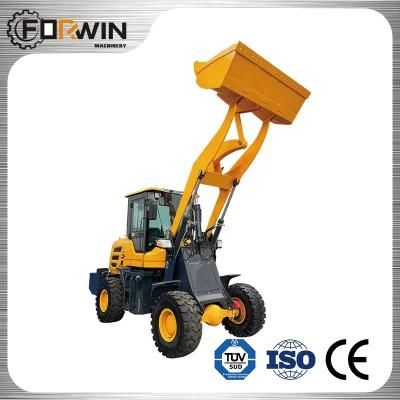 Excellent Configuration 1.2ton/42kw Compact Construction Agricultural Garden Farm Small Front End Mini Bucket Shovel Boom Wheel Loader Fw915A