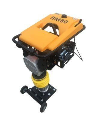 82kg Manufacture Gasoline Vibrating Tamping Rammer RM80