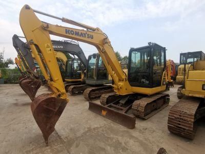 Used Komatsu Hydraulic Crawler Mini Excavator PC56-7