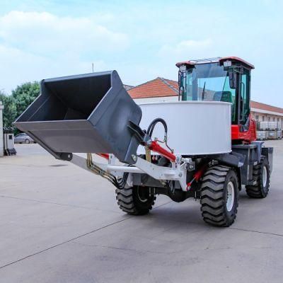 Self Loading Mini Concrete Mixer Pump with Cabin