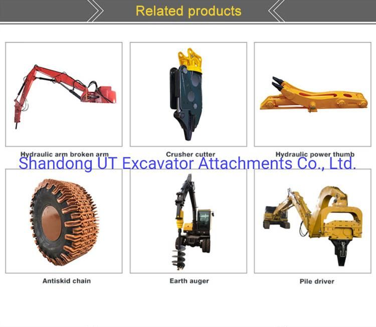 Hydraulic Thumb for Excavator Thumb Spare Parts