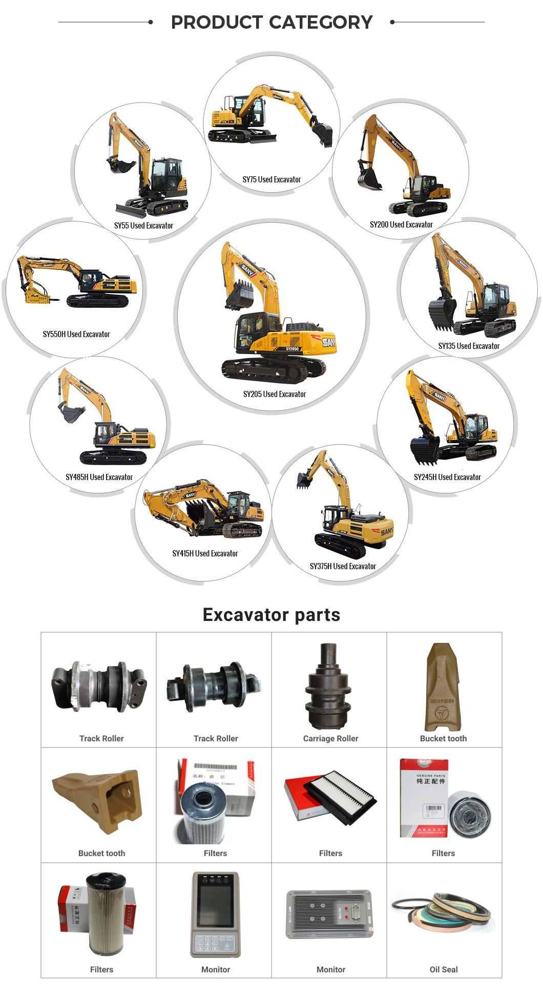 Second Hand Used Sany Power 99% New Tiller Excavator Crawler Hydraulic Excavator Sy365h in Good Condiotion