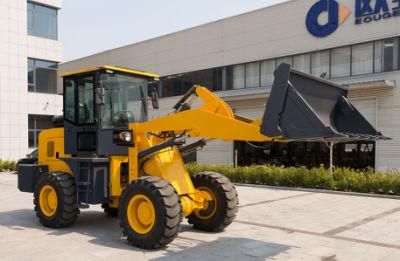 2tons 1.2 Cubic 76kw Small Front End Wheel Loader