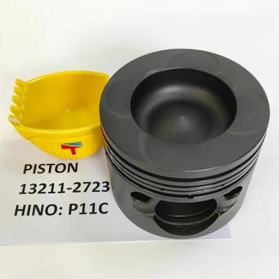 High-Performance Diesel Engine Parts Piston 13211-2723 for Excavator Kx155 Kx161 Kx185 Engine P11c