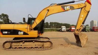 Used Caterpillar 320d Crawler Excavator Cat 20ton Digger for Sale