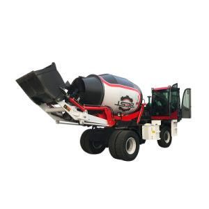 Professional Manufacturer 4 Cubic Meters Self Loading Concrete Mixer Truck