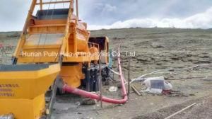Jbt40 Series Trailer Concrete Pump with Twin-Shaft Mixer
