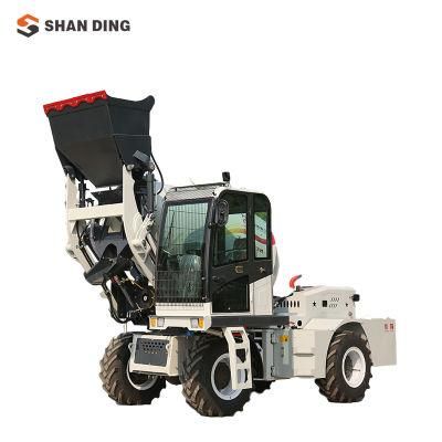 Self-Propelled Automatic Loading Concrete Mixer Machine 1cbm to 6 Cbm