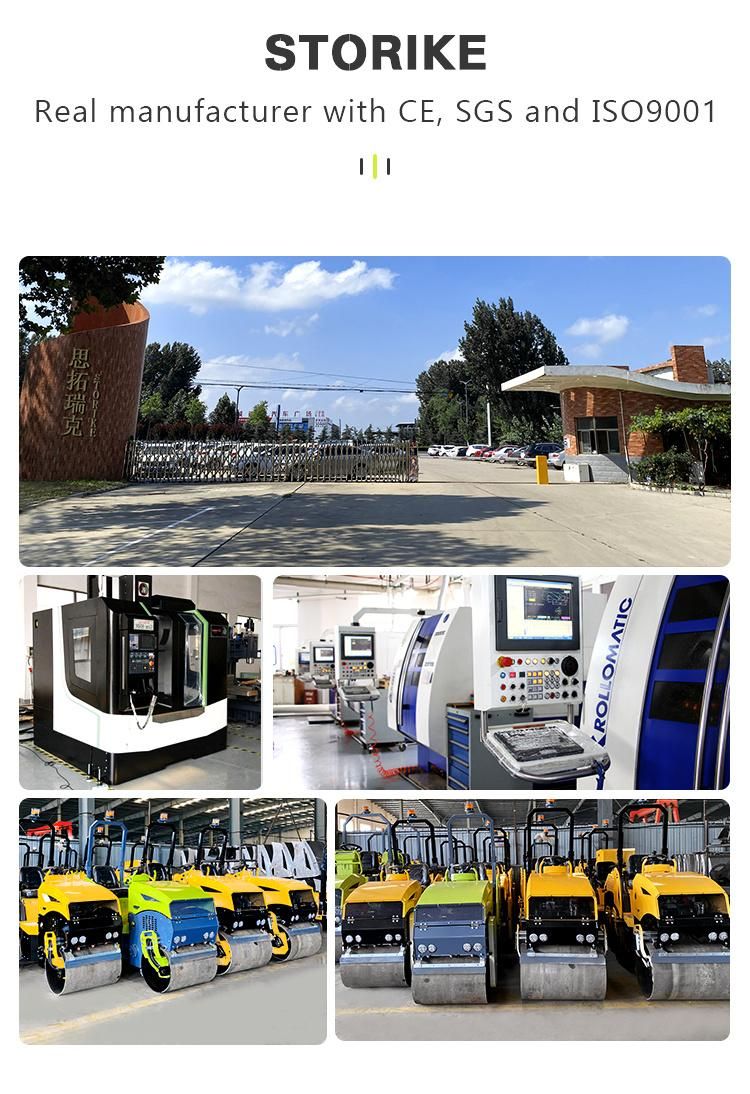 CE Hot Sale Walk Behind Mini Road Roller for Road Paving Factory Price