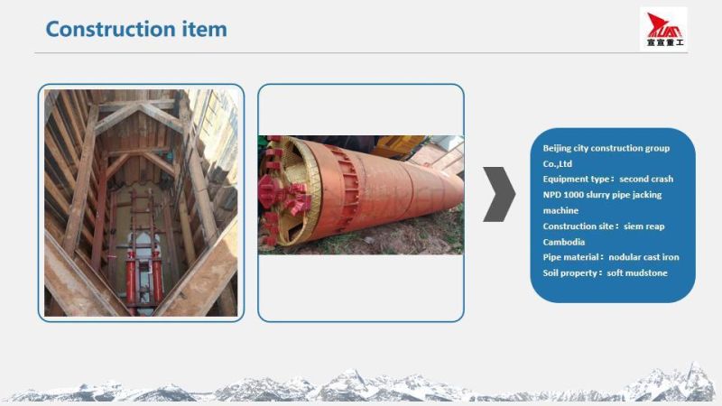 Rock Pipe Jacking Machine Tbm Boring Machine HDD Microtunneling