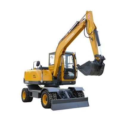 China Mini Hydraulic Crawler Digger Wheel Excavator