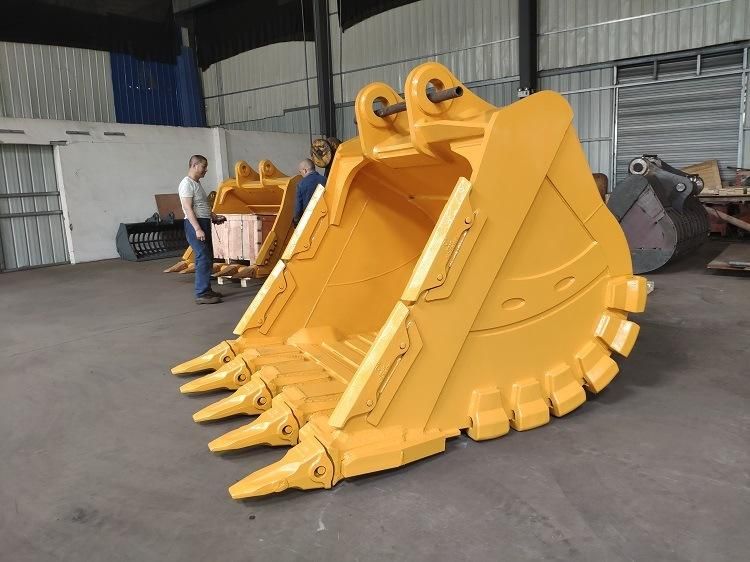 35tons Excavator Rock Heavy Duty Bucket with Teeth