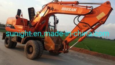 Used Wheel Excavator Doosan 140wv Excavator with Good Price