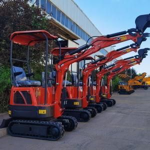 New Mini Bagger 1ton 1.2t 1.8t 2ton 2.5t Mini Bagger Small Excavator with Boom Swing Euro 5 Engine Mini Excavators